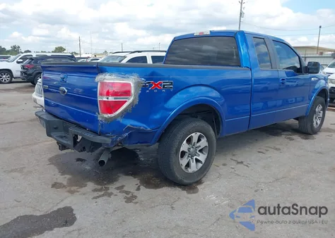 2010 Ford F-150 Fx2 Sport из США, поврежденный, VIN 1FTEX1C87AKE59167